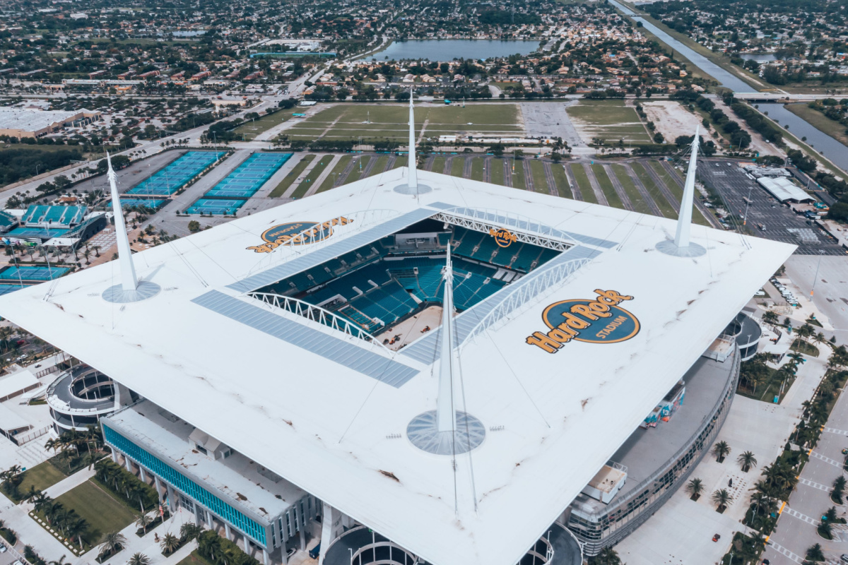 Find parking near Hard Rock Stadium in Miami, Florida