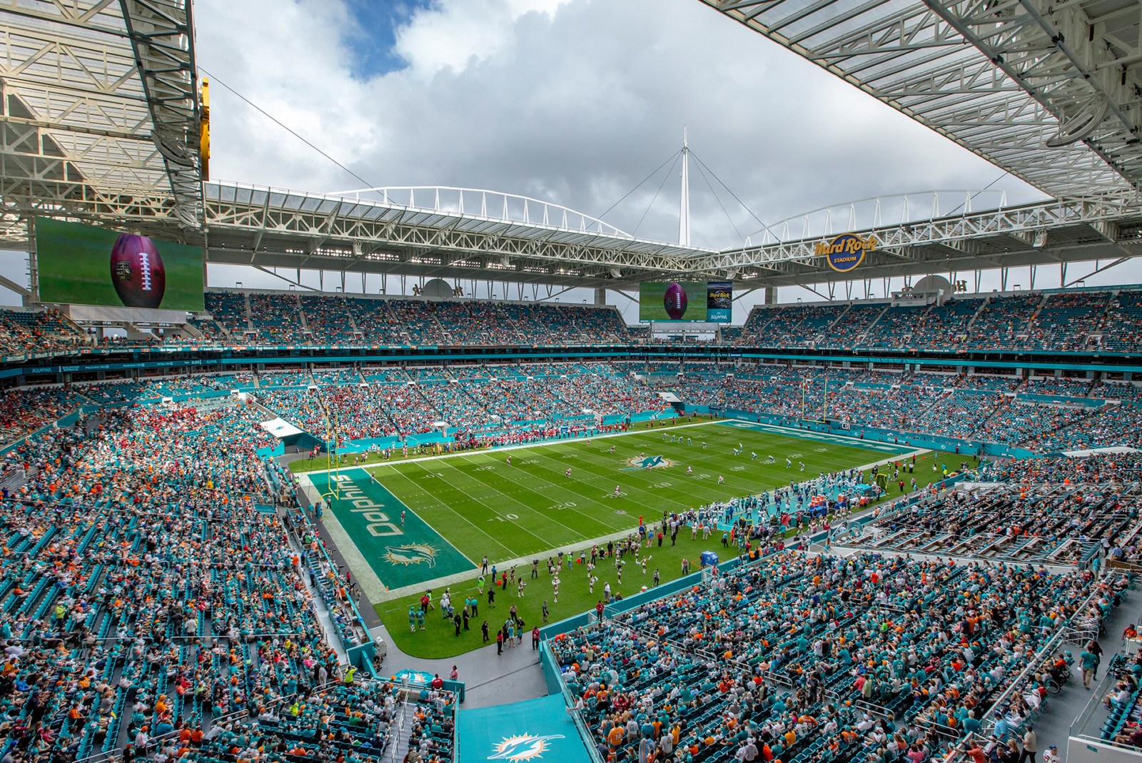 Our #SaluteToService gameday pin is - Hard Rock Stadium