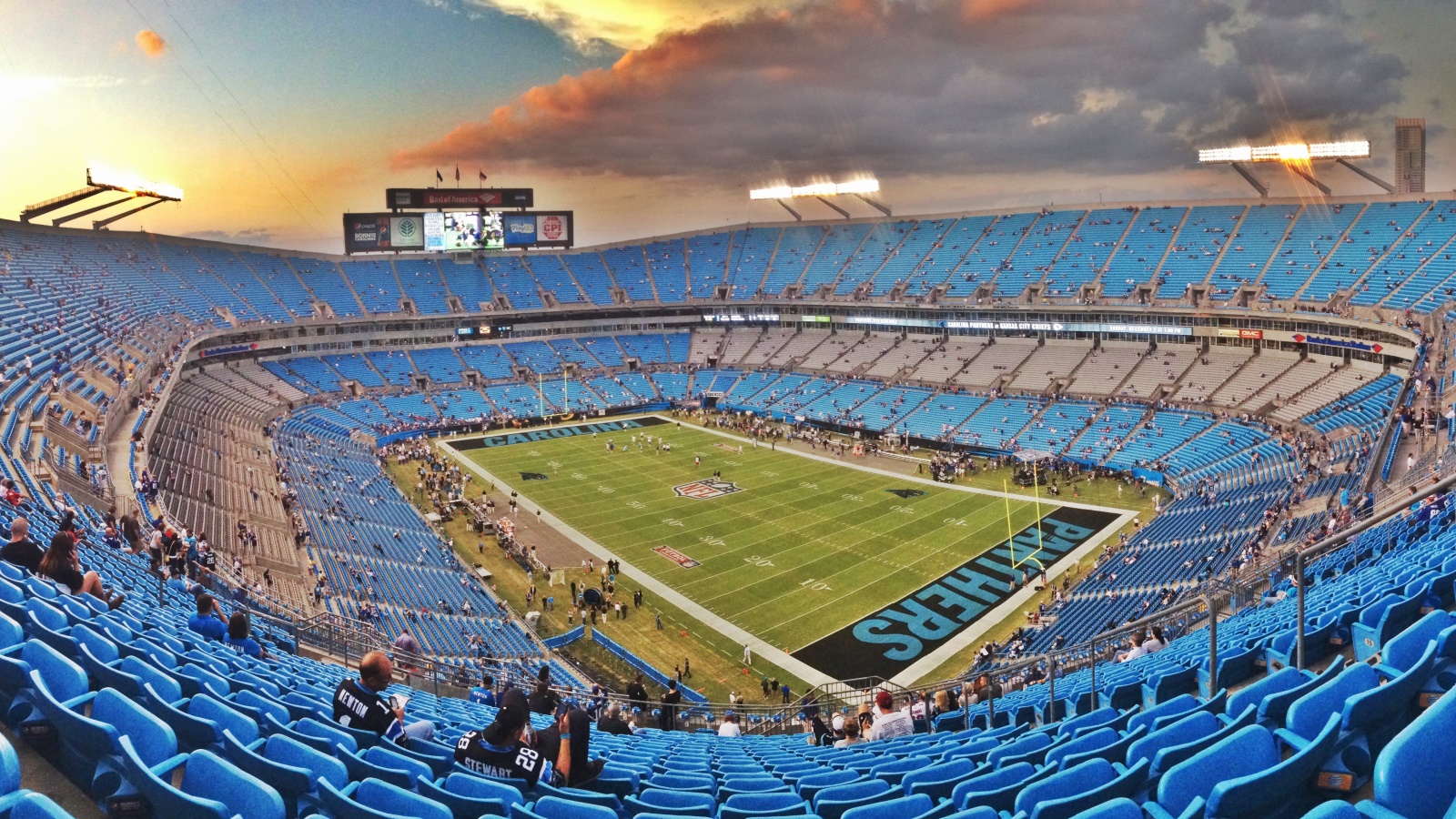 How to get to Bank Of America Stadium in Charlotte by Bus or Light Rail?